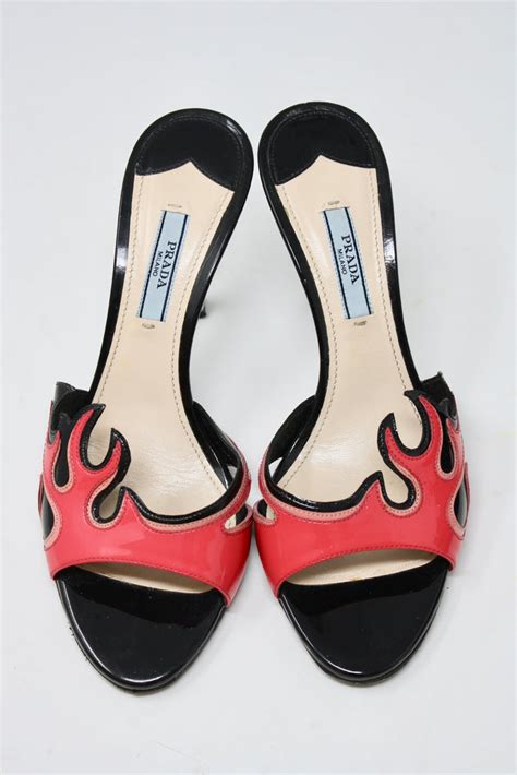 prada flame heels 2012